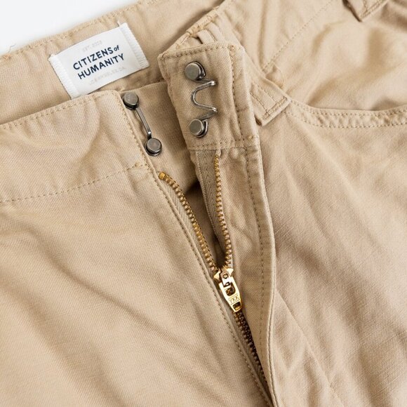 Citizens of Humanity Paloma Utility Trousers Wide Leg Pants Khaki - Picture 8 of 15